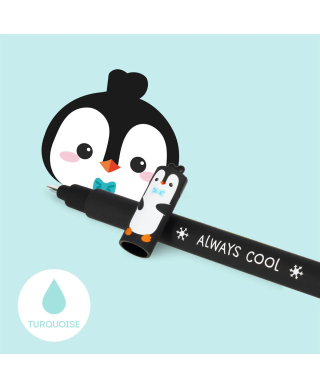 STYLO A ENCRE GEL EFFACABLE PENGUIN - ALWAYS COOL