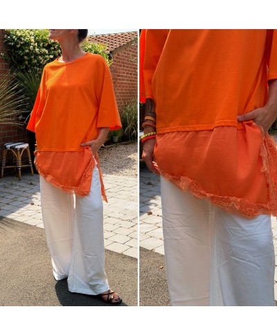 T-SHIRT ORANGE - MARCO