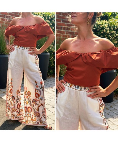 BLOUSE BRIQUE - FARA