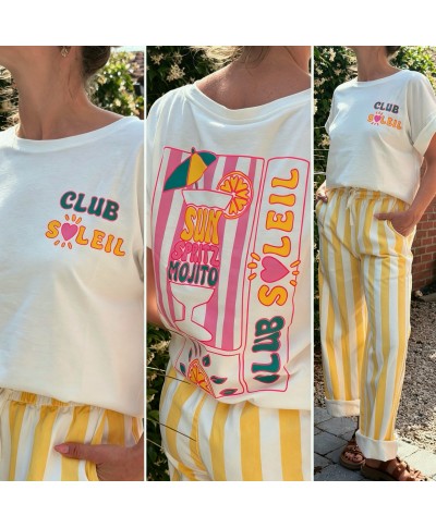 T-SHIRT BLANC - CLUB SOLEIL
