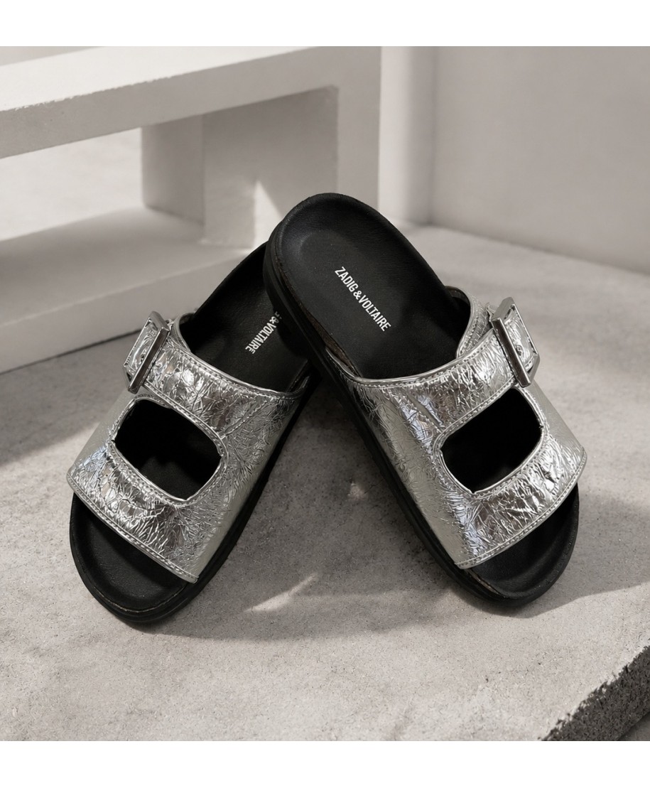 SANDALES ARGENT ZADIG & VOLTAIRE
