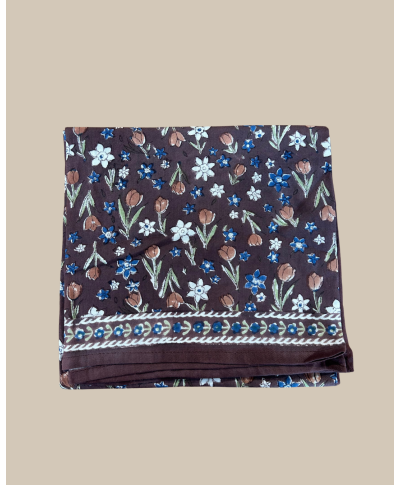 FOULARD BOMBAY AUBERGINE - SO FAMILY