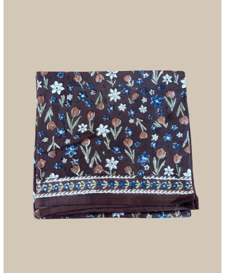 FOULARD BOMBAY AUBERGINE - SO FAMILY