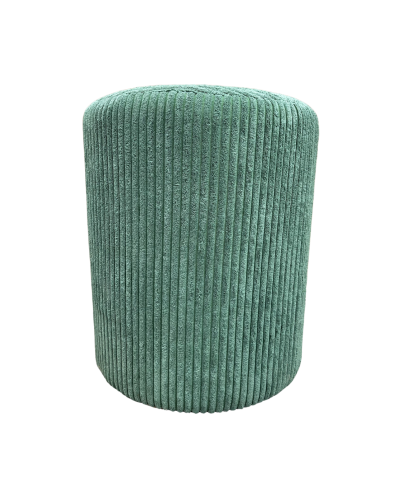 POUF VELOUR VERT