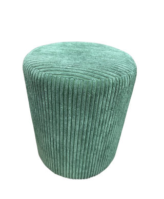 POUF VELOUR VERT