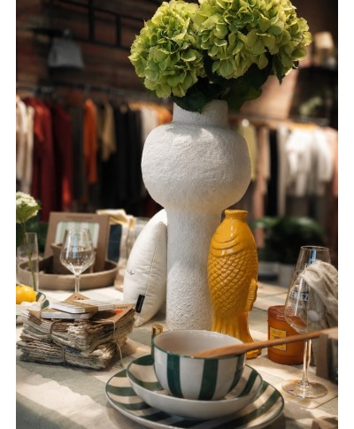 VASE POISSON JAUNE