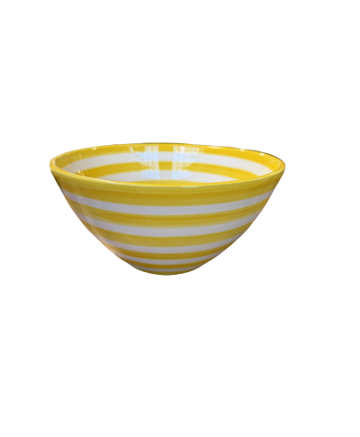 SALADIER RAYURE JAUNE