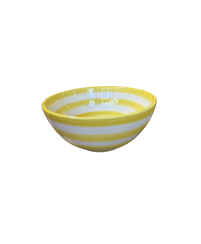 BOL RAYURE JAUNE