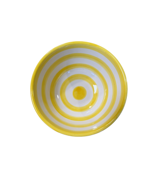 BOL RAYURE JAUNE