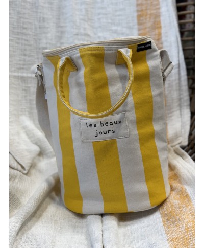 SAC ISOTHERME JAUNE LES BEAUX JOURS