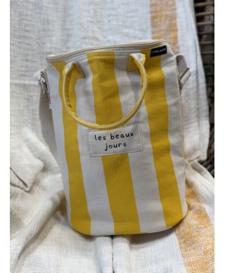 SAC ISOTHERME JAUNE LES BEAUX JOURS