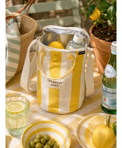 SAC ISOTHERME JAUNE LES BEAUX JOURS