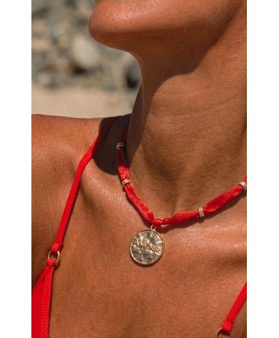 COLLIER ROUGE "AMOUR"