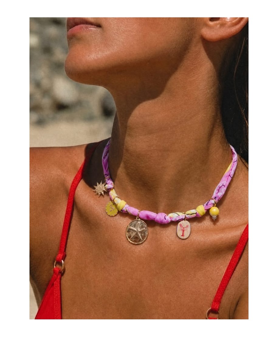COLLIER BANDANA MULTIPAMPILLES