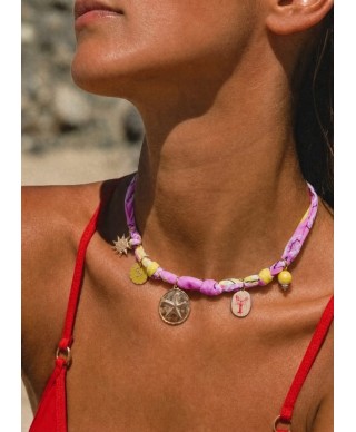 COLLIER BANDANA MULTIPAMPILLES