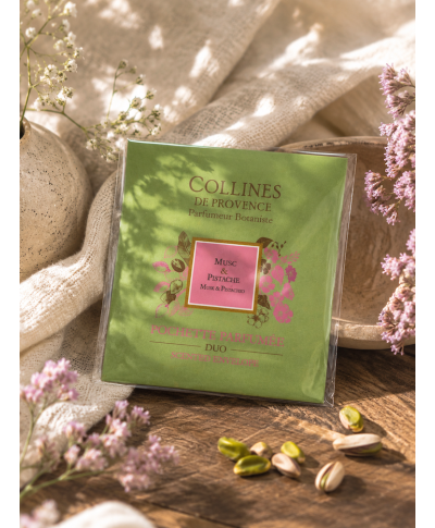 POCHETTE PARFUMÉ MUSC ET PISTACHE