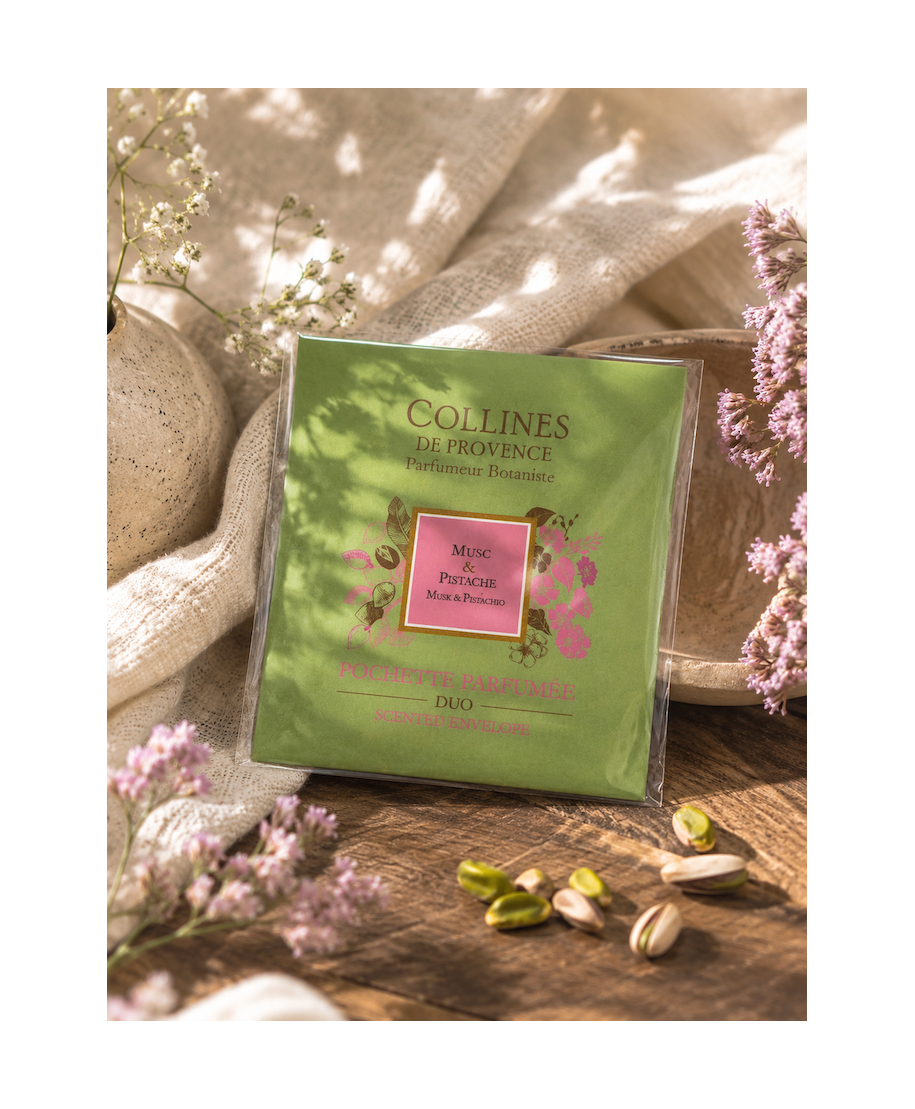 POCHETTE PARFUMÉ MUSC ET PISTACHE