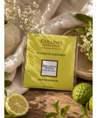 POCHETTE PARFUMÉE BERGAMOTE FRAÎCHE
