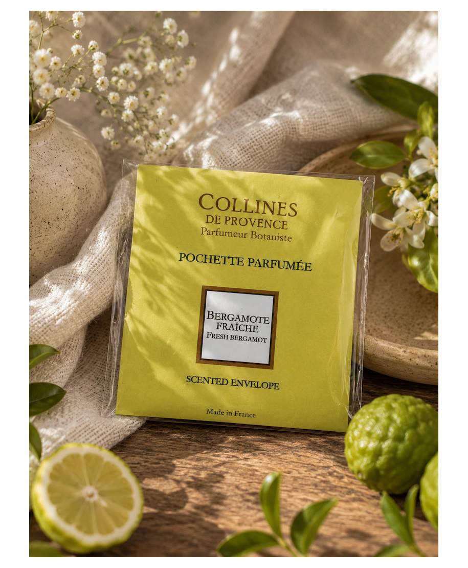 POCHETTE PARFUMÉE BERGAMOTE FRAÎCHE