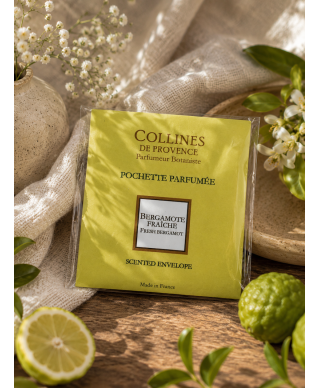 POCHETTE PARFUMÉE BERGAMOTE FRAÎCHE