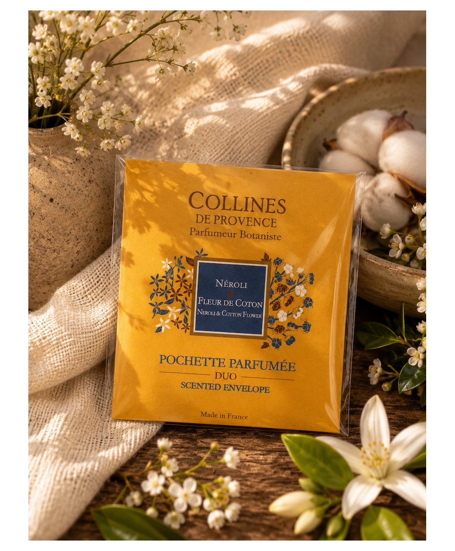 POCHETTE PARFUMÉE NÉROLI ET FLEUR DE COTON