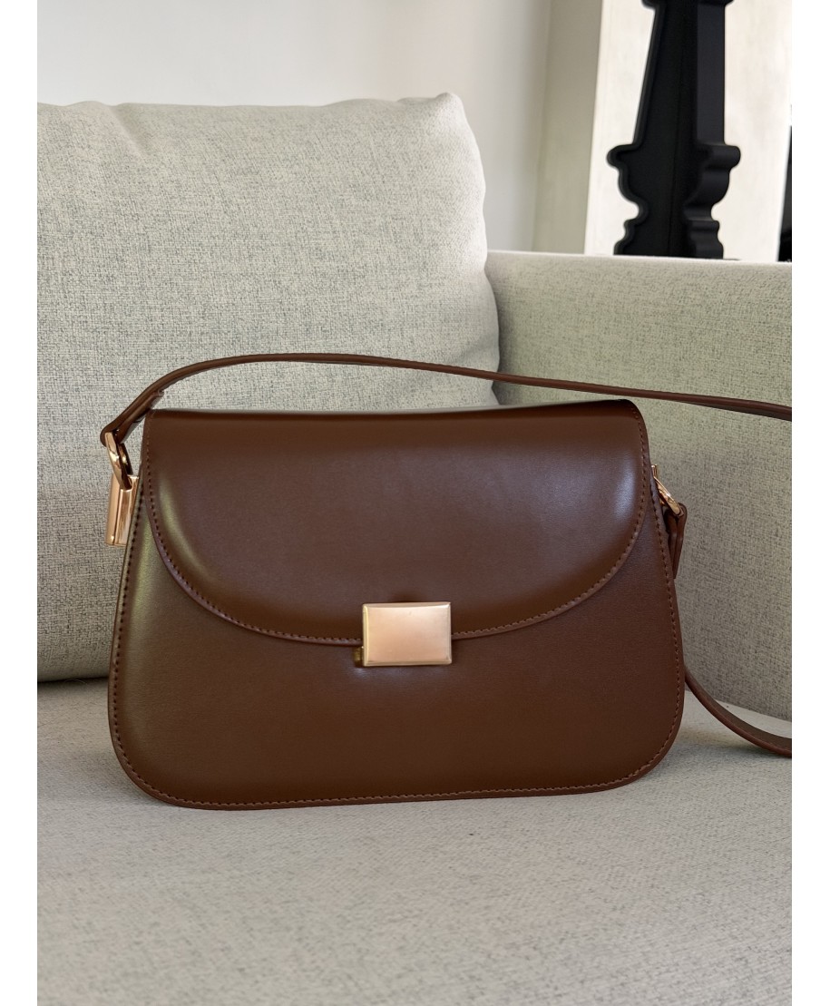 SAC EN CUIR CAMEL - ALPHONSE