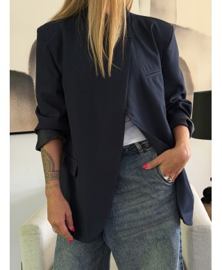 VESTE BLAZER BLEU MARINE - GARANCE