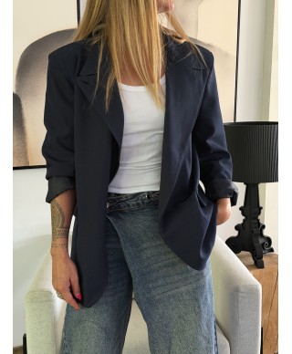 VESTE BLAZER BLEU MARINE - GARANCE