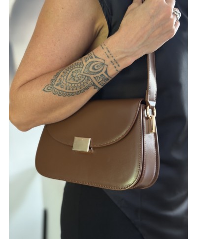 SAC EN CUIR CAMEL - ALPHONSE
