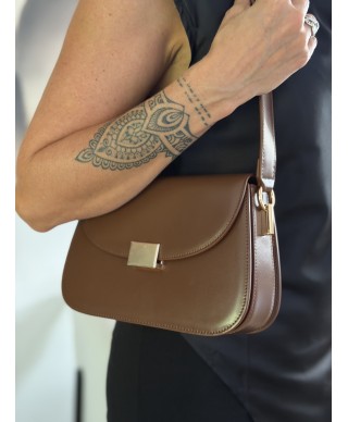 SAC EN CUIR CAMEL - ALPHONSE