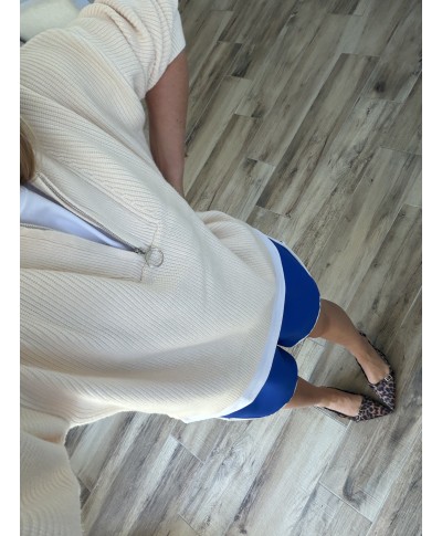 PULL BEIGE COL ZIP - SOLENE