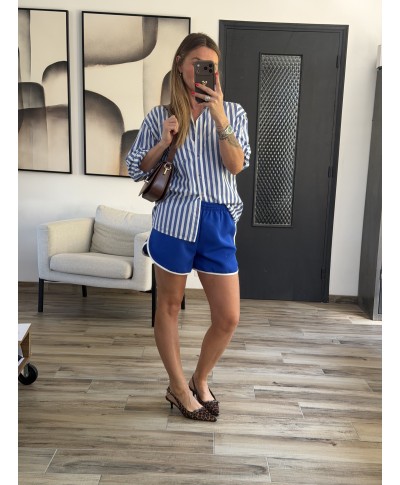 SHORT BLEU - BASTIS